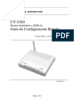 Guia Config Basic Interfazweb Router Comtrend Ct5365