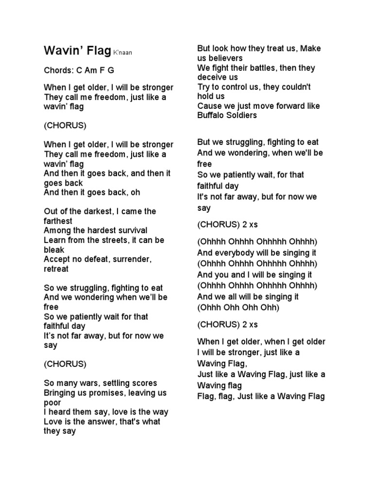 Wavin Flag By K Naan W Lyrics And Chord Entertainment General Sign in and start exploring all the free, organizational tools for your email. wavin flag by k naan w lyrics and