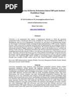 Download Tinjauan Efisiensi Dan Efektivitas Kebutuhan Sistem ERP Pada Institusi Pendidikan Tinggi by Rana Yao  SN237290488 doc pdf