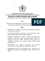 Visi Misi SDN Kalilunjar, UPT Dindikpora Kec. Pejawaran Kab. Banjarnegara