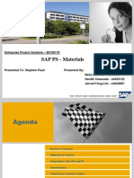 SAP PS - Materials: Enterprise Project Systems - BCO6179