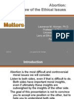Abortion: An Overview of The Ethical Issues