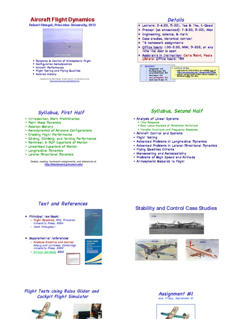 Aircraft Flight Dynamics Details PDF