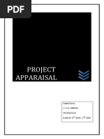 Project Apparaisal: SSLR Amuya Y1OPAPO122 B.ARCH-4 Year, 2 SEM