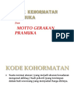 Kode Kehormatan Pramuka & Moto