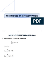 CH 2B Technique of Differentiation