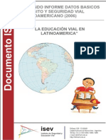 2º Informe Datos Basicos Latinoamericano Educacion Vial