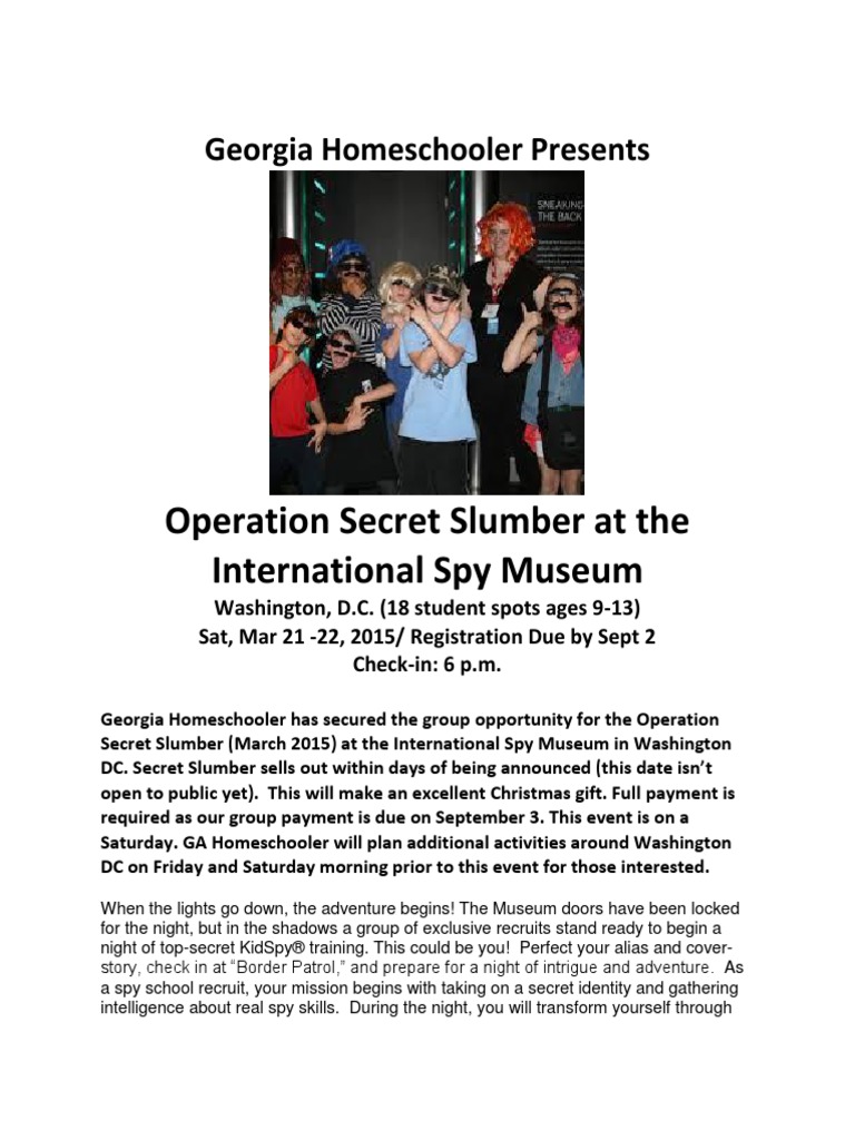 Operation Secret Slumber | PDF