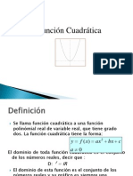 Función Cuadrática