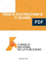 Codigo de Etica Publicitaria de El Salvador