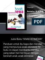 Resensi Buku - Anak Istimewa 2013