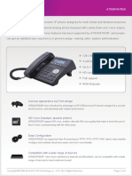 ATCOM AT820P IP Phone Datasheet