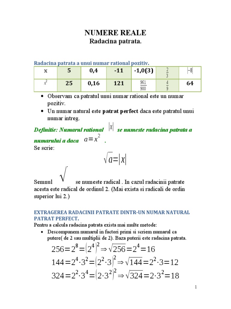 Numere Reale1.cls. 7 | PDF