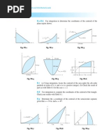 Problems: Centroids and Distributed Loads