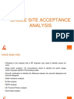 Single Site Acceptance Analysis