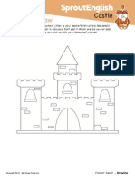 Castle. Follow Instructions and Draw - Sproutenglish