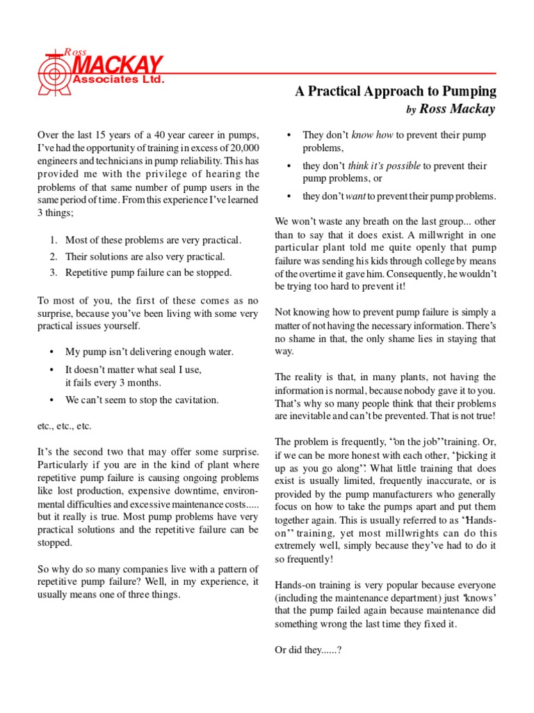 A Practical Approach | PDF | Pump | Reliability Engineering