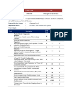 B.SC (ECS) 14ECU01 Principles of Electronics: Programme Course Code Title