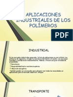 Aplicaciones Industriales de Los Polímeros