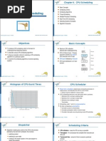 Chapter 6: CPU Scheduling: Cycle CPU Burst I/O Burst