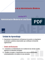 2 Tercera Clase Fundamentos de La Administración Moderna