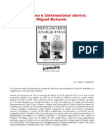 Ángel Cappelletti - Anarquismo e Internacional Obrera - Miguel Bakun PDF