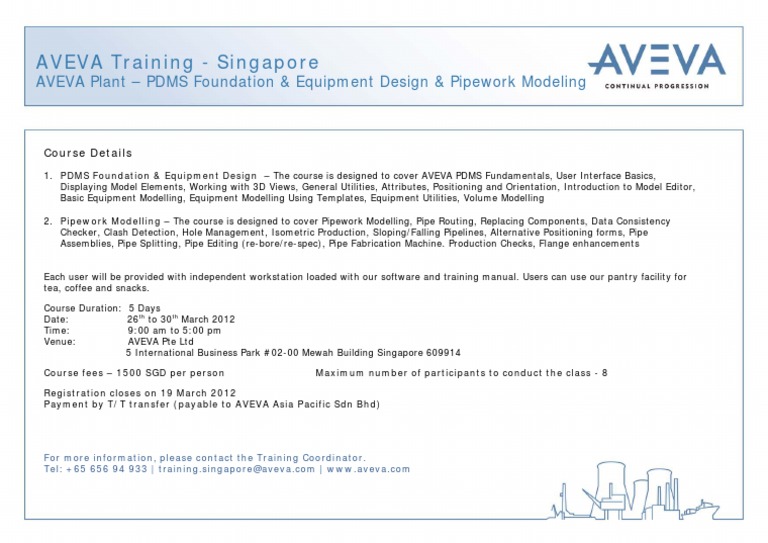 AVEVA PDMS Training in Singapore | PDF | Technology & Engineering