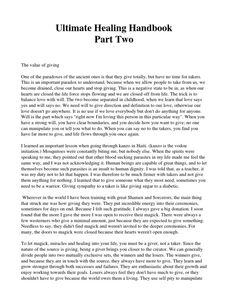 Ultimate Healing Handbook Pdf Gratitude Herbalism