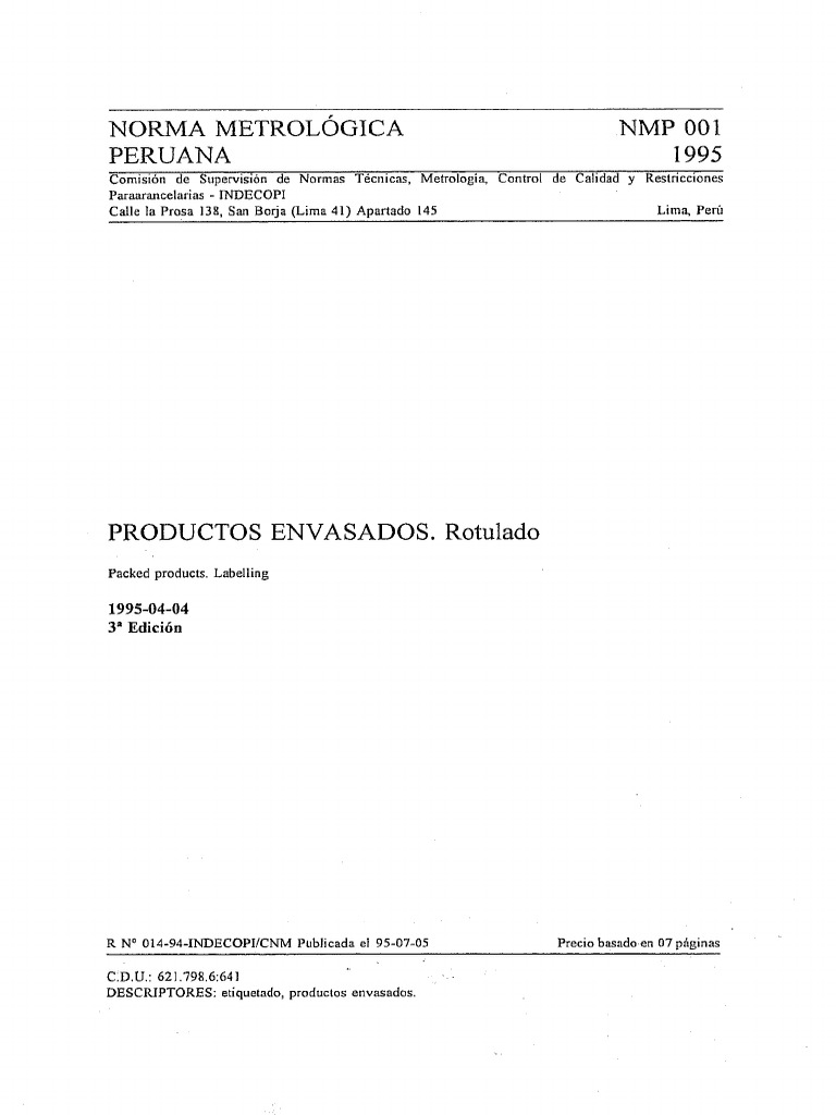 NMP 001-1995 | PDF