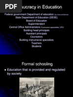 Bureaucracy in Education: Curriculum Specialists, CFO