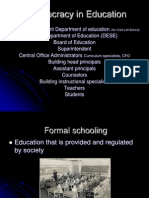 Bureaucracy in Education: Curriculum Specialists, CFO