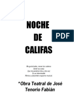 JTF Noche de Califas, Obra Teatral