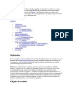 Derecho Administrativo