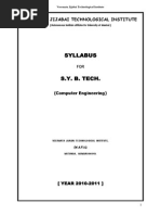 S YBTechComputer Engg - Syllabus