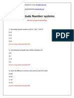 Aptitude Problems On Numbers (WWW - Students3k.com)