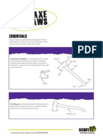 Fact Sheet Axe Saw TYPICAL USE