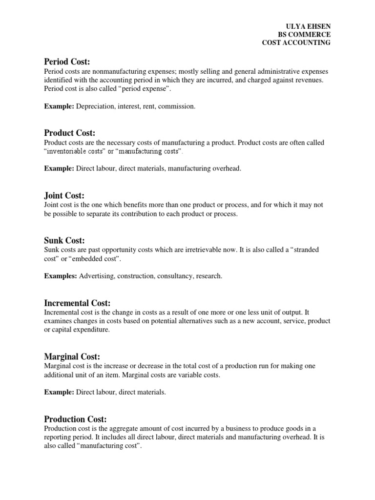 Understanding Period Costs in Accounting | PDF