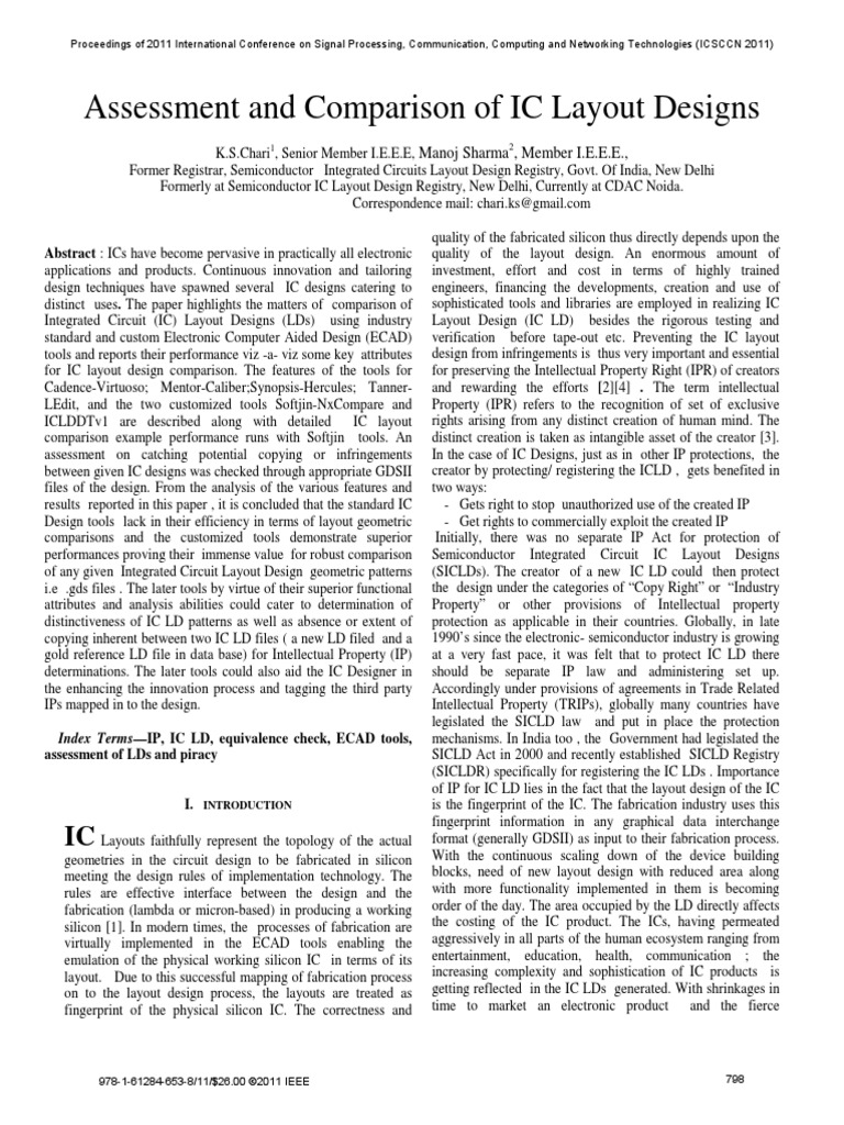 Ieee Paper PDF Integrated Circuit Intellectual Property