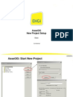 Asset3G New Project Setup: Confidential