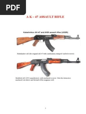 Ak 47 AKM Technical Manual DETAILED