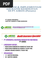 Download Makul  Jaminan Sosial Presentation of PT ASKES Bandung 2009 by Joko Setiawan SN23736998 doc pdf