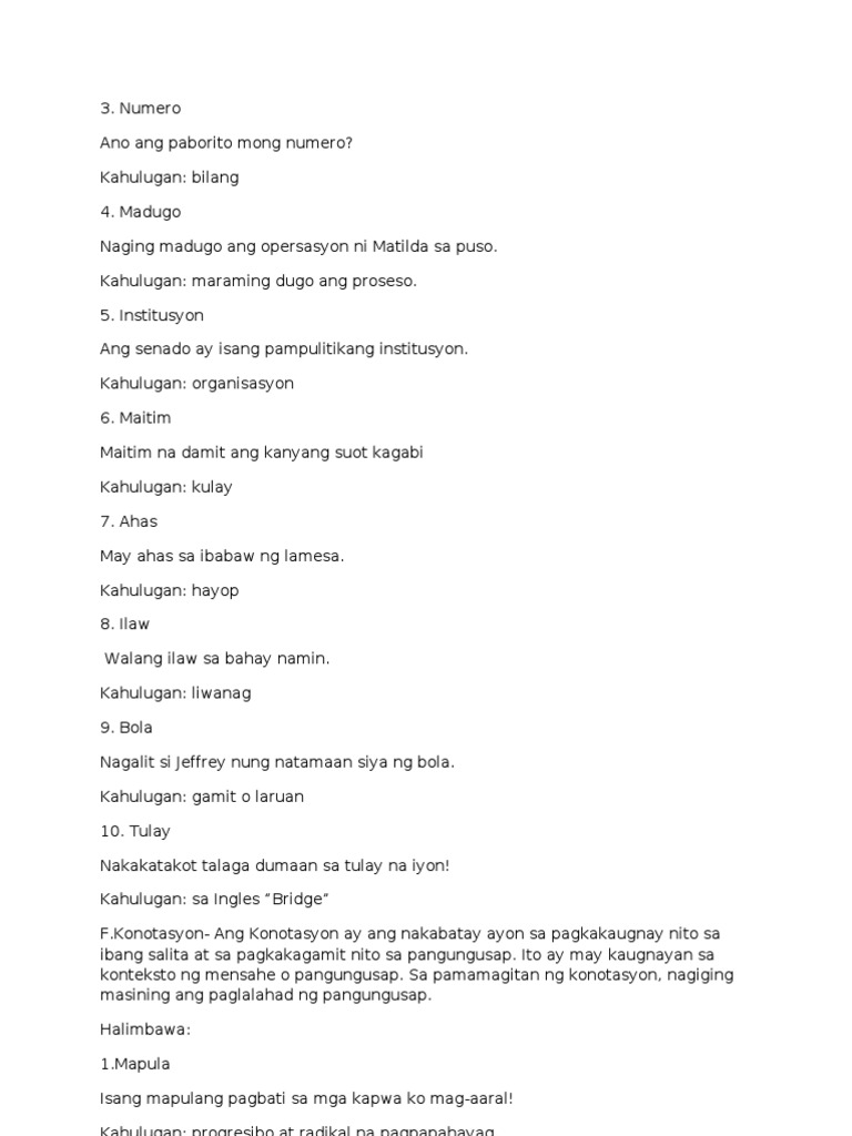 Meaning Ng Nagbibilang Ng Poste