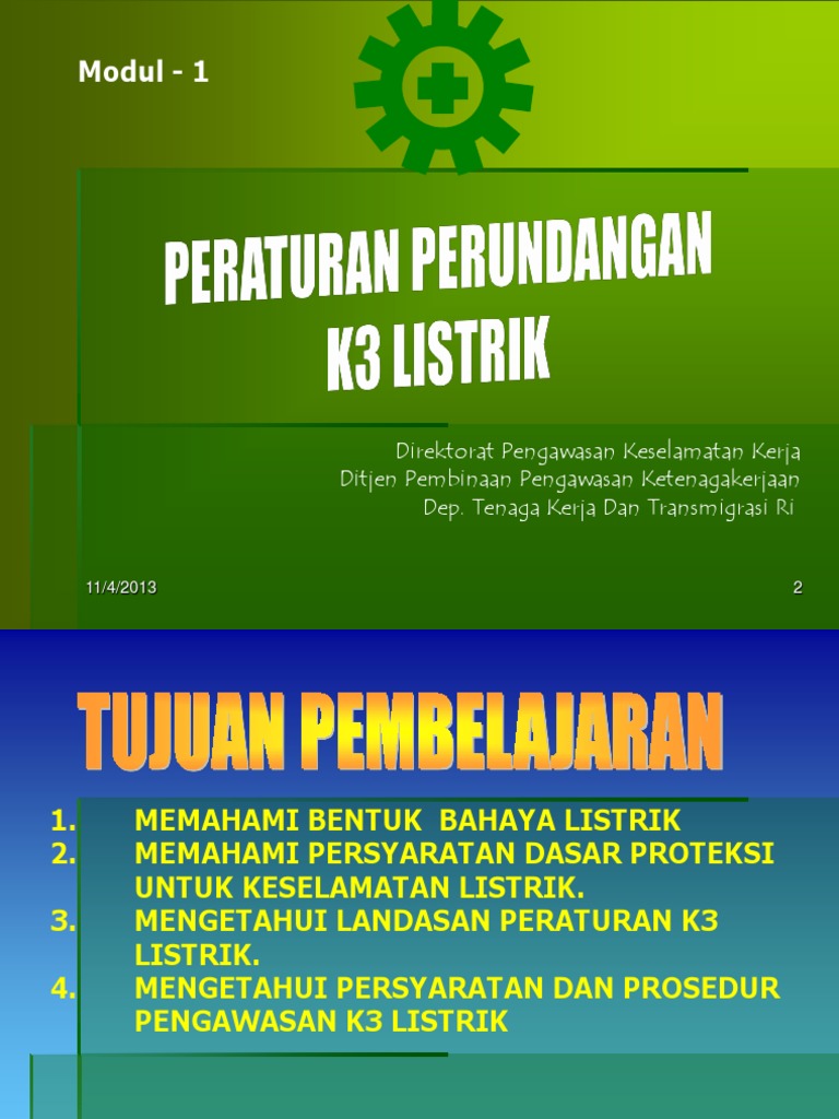Dasar Hukum k3 Listrik Dasar Hukum k3 Listrik