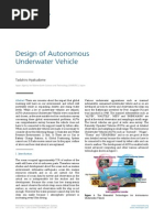 Design of Autonomous Underwater Vehicle