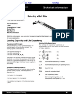 Selecting A Belt Slide: Technical Information