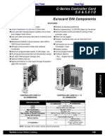 Eurocard DIN Components: C-Series Controller Card 5.0 & 5.0 I/O