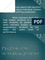 Ppt-Pygmalion in Management