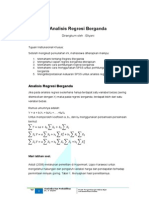 Analisis Regresi Ganda