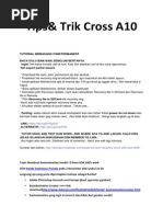 Download TipsTrikCrossA10byIqbalFebriRamadhanSN237373763 doc pdf