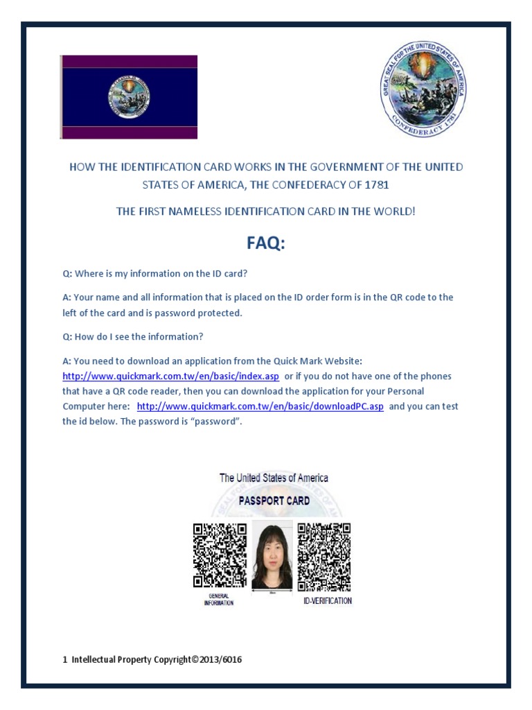 Government Identification | ID Verification Policy & Privacy – FBQA